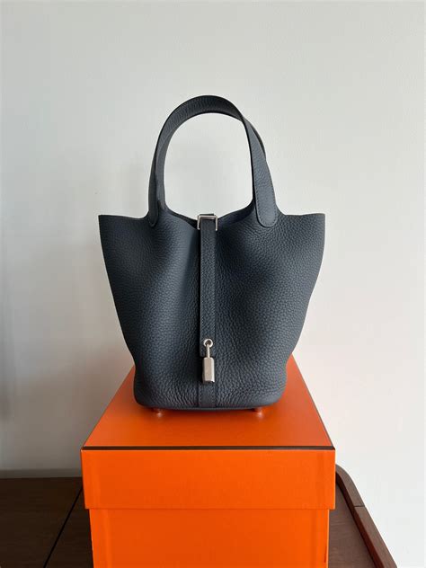 hermes picotin gris misty|Hermes gris misty colors.